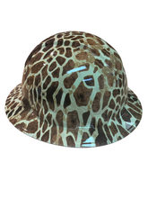 Load image into Gallery viewer, Hard Hat Ridgeline Full Brim Custom Hydro Dipped Giraffe