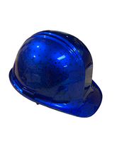 Load image into Gallery viewer, Hydro Dipped Hard Hat Ridgeline Full Brim Custom Kandy Blue Bandana