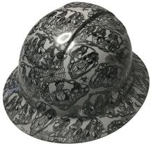 Load image into Gallery viewer, Hydro Dipped Hard Hat Ridgeline Full Brim Custom Light Gray Sexy Zombies