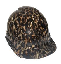 Load image into Gallery viewer, Hydro Dipped Custom Hard Hat Ridgeline Cap Style Cheetah Graffiti