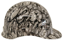 Load image into Gallery viewer, Hydro Dipped Hard Hat Ridgeline Cap Style Custom White Insanity Skull