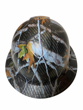 Load image into Gallery viewer, Hydro Dipped Hard Hat Ridgeline Full Brim Custom Carbon Fiber Vista Camo