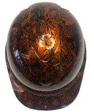 Load image into Gallery viewer, Custom Hydro Dipped Hard Hat Ridgeline Cap Style Kandy Orange Gambler