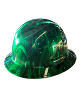 Load image into Gallery viewer, Hard Hat Ridgeline Full Brim Custom Kandy Green Reaper Hydro Dipped