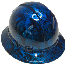 Load image into Gallery viewer, Hydro Dipped Hard Hat Ridgeline Full Brim Custom Light Blue Kandy Gambler