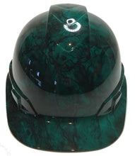 Load image into Gallery viewer, Hydro Dipped Hard Hat Ridgeline Cap Style Custom Dark Green Forest Wolf