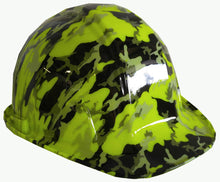 Load image into Gallery viewer, Hydro Dipped Hard Hat SL Series Hi-Vis Green Urban Camo