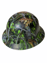 Load image into Gallery viewer, Custom Hydro Dipped Green Punisher Vista Camo Ridgeline Full Brim Hard Hat
