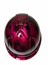 Load image into Gallery viewer, Hard Hat Ridgeline Cap Style Custom Kandy Wild Cherry Gnarly Chains and Skulls