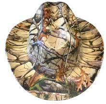 Load image into Gallery viewer, Custom Western Outlaw Hard Hat Tan Hydro Dipped Vista Camo Cowboy Hat