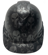 Load image into Gallery viewer, Custom Hydro Dipped Hard Hat Metallic Graphite Punisher Cap Style Ridgeline