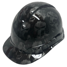 Load image into Gallery viewer, Custom Hydro Dipped Hard Hat Metallic Graphite Punisher Cap Style Ridgeline