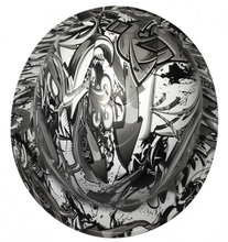 Load image into Gallery viewer, Custom Hard Hat White Graffiti Full Brim Ridgeline