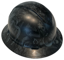 Load image into Gallery viewer, Custom Hydro Dipped Slate Gray Gambler Ridgeline Full Brim Hard Hat
