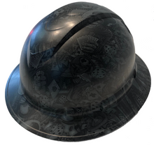 Load image into Gallery viewer, Custom Hydro Dipped Slate Gray Gambler Ridgeline Full Brim Hard Hat