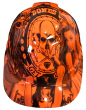 Load image into Gallery viewer, Custom Hard Hat Hi Vis Orange Wonder Woman Cap Style Ridgeline