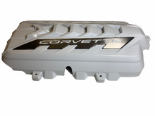 Load image into Gallery viewer, Custom Hydro Dipped 2020+ Corvette Engine Cover White With Red or White Letters