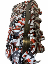 Load image into Gallery viewer, Custom Hydro Dipped 2020+ Corvette Engine Cover American Flags Matte Finish