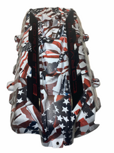 Load image into Gallery viewer, Custom Hydro Dipped 2020+ Corvette Engine Cover American Flags matte finish w/corvette red letters