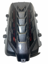 Load image into Gallery viewer, Custom Hydro Dipped 2020+ Corvette Engine Cover Carbon Fiber With Corvette Red Letters