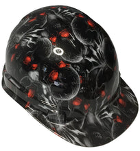 Load image into Gallery viewer, Hard Hat Ridgeline Cap Style Custom Creeper Red Eye