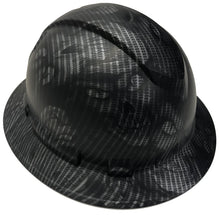 Load image into Gallery viewer, Custom Hydro Dipped Hard Hat Carbon Fiber Hades Skulls Full Brim Ridgeline