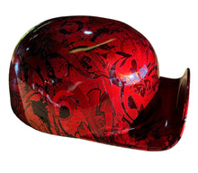 Load image into Gallery viewer, Custom Hydro Dipped Kandy Red Graffiti 2.0 Mikes Pro Lid novelty helmet

