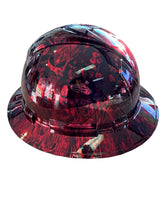 Load image into Gallery viewer, Custom Hydro Dipped Ridgeline Full Brim Chrome kandy red Reaper
