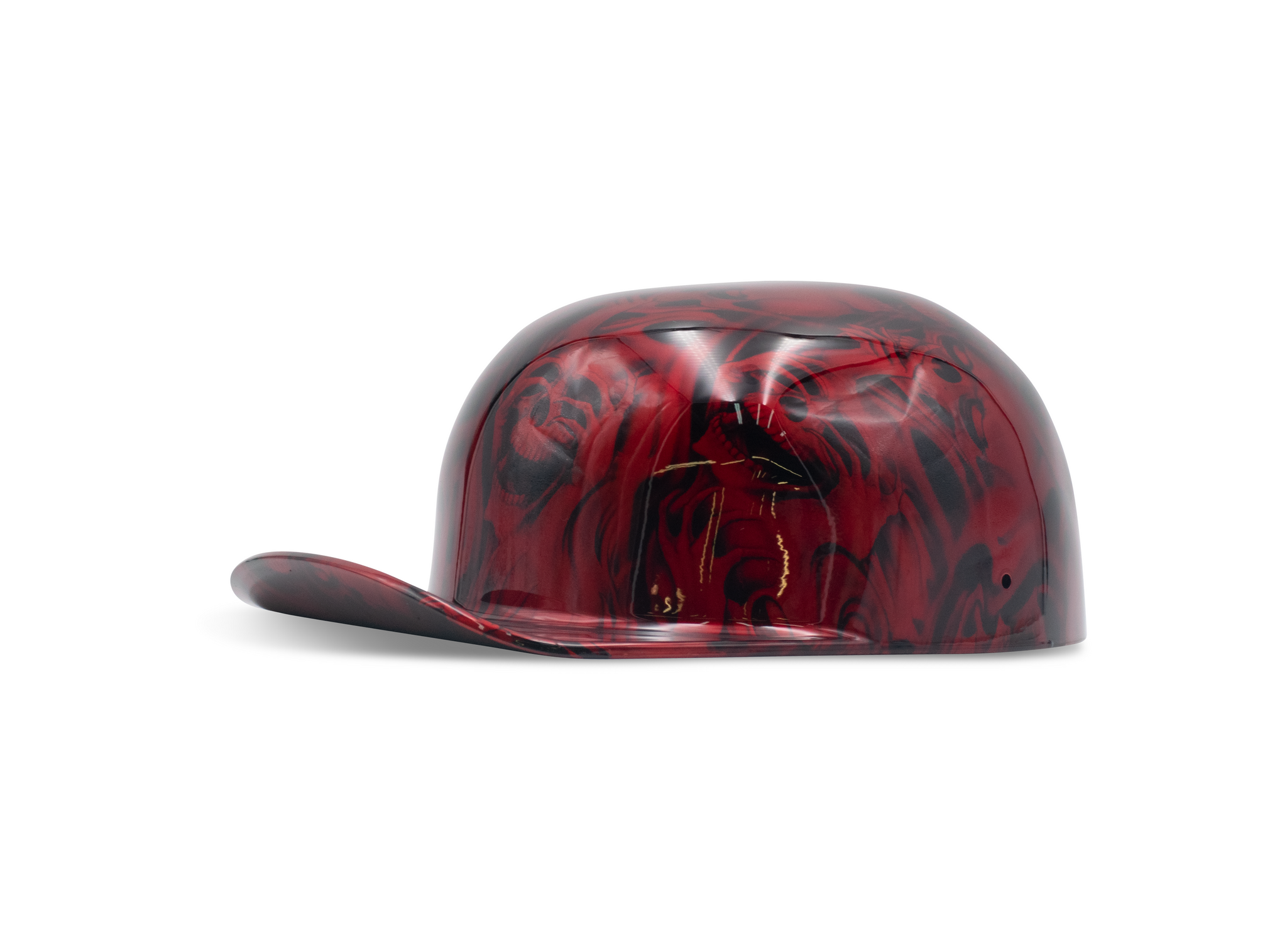 Kandy Red Evil Doughboy Lid Motorcycle Helmet