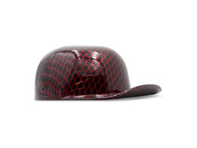 Load image into Gallery viewer, Kandy Red Honeycomb Doughboy Lid Motorcycle Helmet
