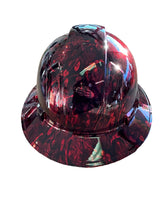 Load image into Gallery viewer, Custom Hydro Dipped Ridgeline Full Brim Chrome kandy red Reaper
