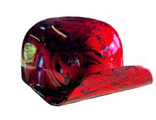 Load image into Gallery viewer, Custom Hydro Dipped Kandy Red Graffiti 2.0 Mikes Pro Lid novelty helmet
