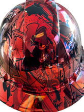 Load image into Gallery viewer, Custom Hydro Dipped Ridgeline Cap Style Chrome Kandy Red Ridge Graffiti
