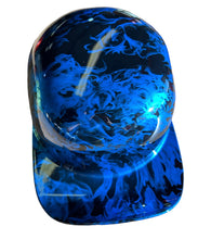 Load image into Gallery viewer, Custom Hydro Dipped Diamond Blue Flames Doughboy Mikes Pro Lid novelty helmet
