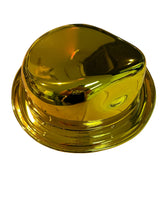 Load image into Gallery viewer, Custom Chrome Gold Fedora Mikes Pro Lid novelty helmet
