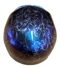 Load image into Gallery viewer, Custom Hydro Dipped Purple Blue Chameleon Lilies Doughboy Mikes Pro Lid novelty helmet
