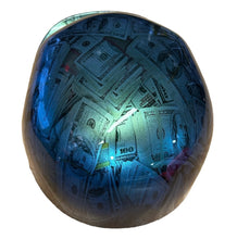 Load image into Gallery viewer, Custom Hydro Dipped Blue Green Chameleon 100 Stacks Doughboy Mikes Pro Lid novelty helmet
