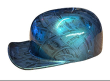 Load image into Gallery viewer, Custom Hydro Dipped Blue Green Chameleon 100 Stacks Doughboy Mikes Pro Lid novelty helmet
