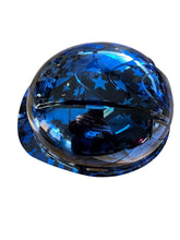 Load image into Gallery viewer, Custom Hydro Dipped Ridgeline Cap Style Chrome Kandy Blue Midnight Flags
