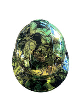 Load image into Gallery viewer, Custom Hydro Dipped Ridgeline Cap Style Gold Chrome Naughty Boy
