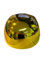 Load image into Gallery viewer, Custom Gold Chrome Flatboy Mikes Pro Lid novelty helmet
