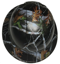 Load image into Gallery viewer, Custom Hydro Dipped Hard Hat Black Vista Camo Full Brim Ridgeline
