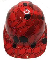 Load image into Gallery viewer, Hard Hat Ridgeline Cap Style Custom Red Hex Camo
