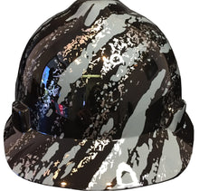 Load image into Gallery viewer, Hard Hat MSA V-Gard Cap Style Custom Gray Marble Splash
