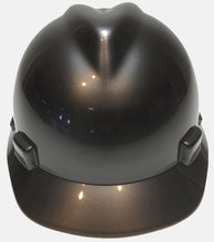 Load image into Gallery viewer, Custom Painted Hard Hat Metallic Graphite MSA VGard Cap Style
