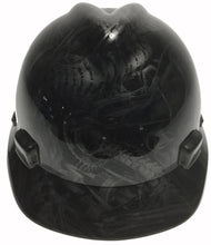 Load image into Gallery viewer, Custom Hard Hat Metallic Graphite Bio Mechanical Hydro Dipped MSA VGard Cap Style
