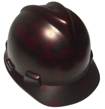 Load image into Gallery viewer, Custom Hard Hat Hydro Dipped Carbon Fiber Insanity Skulls MSA VGard Cap Style
