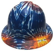 Load image into Gallery viewer, Hard Hat Ridgeline Full Brim Custom Dark Tie Dye
