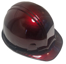Load image into Gallery viewer, Custom Hard Hat Red Kandy Carbon Fiber Hydro Dipped SL Series Cap Style
