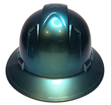 Load image into Gallery viewer, Custom Hard Hat Ridgeline Blue Green Chameleon
